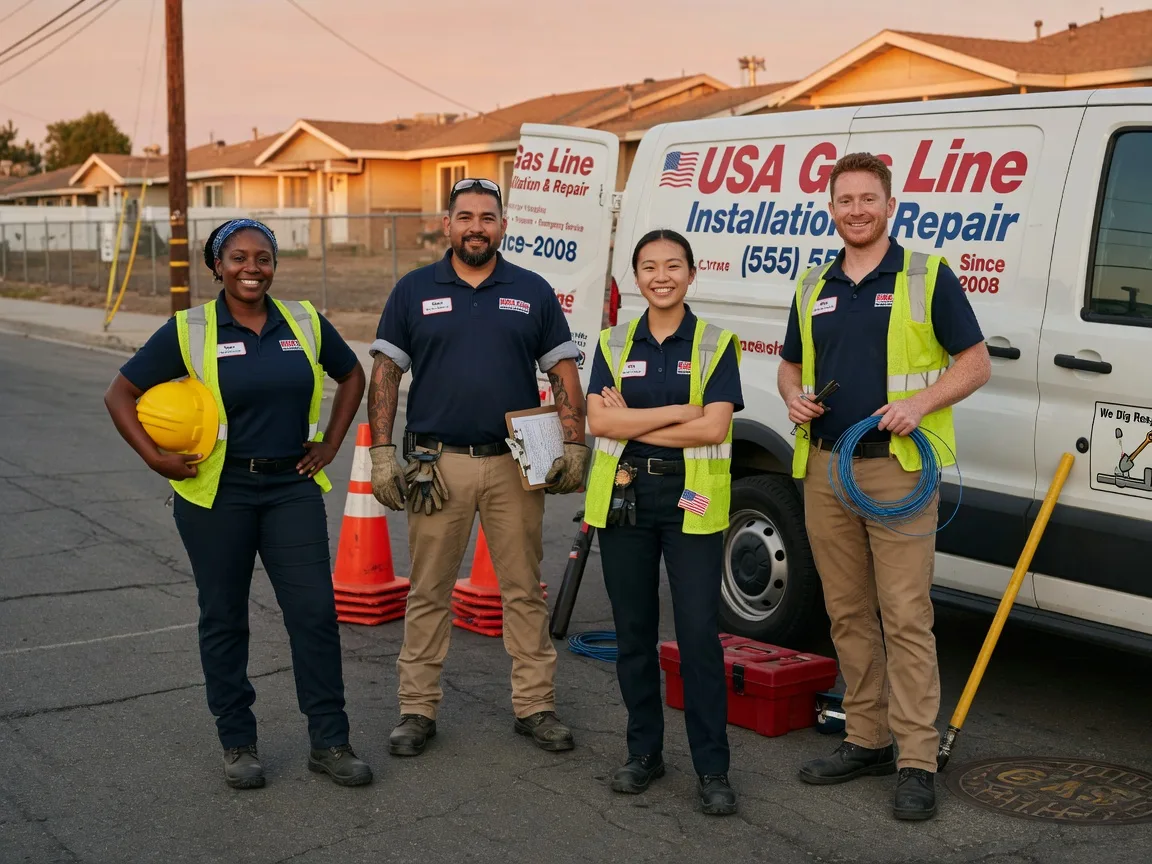 Gas Line Installation company in O Brien, TX